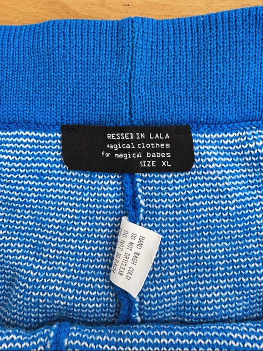 Dressed in LALA Rare! Cloud Knit Pants - XL - Picture 4 of 5